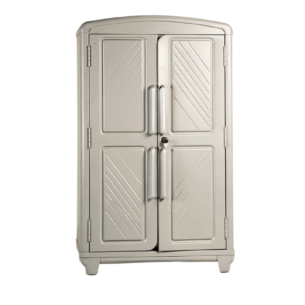 **Armoire de rangement en métal avec portes à battants**